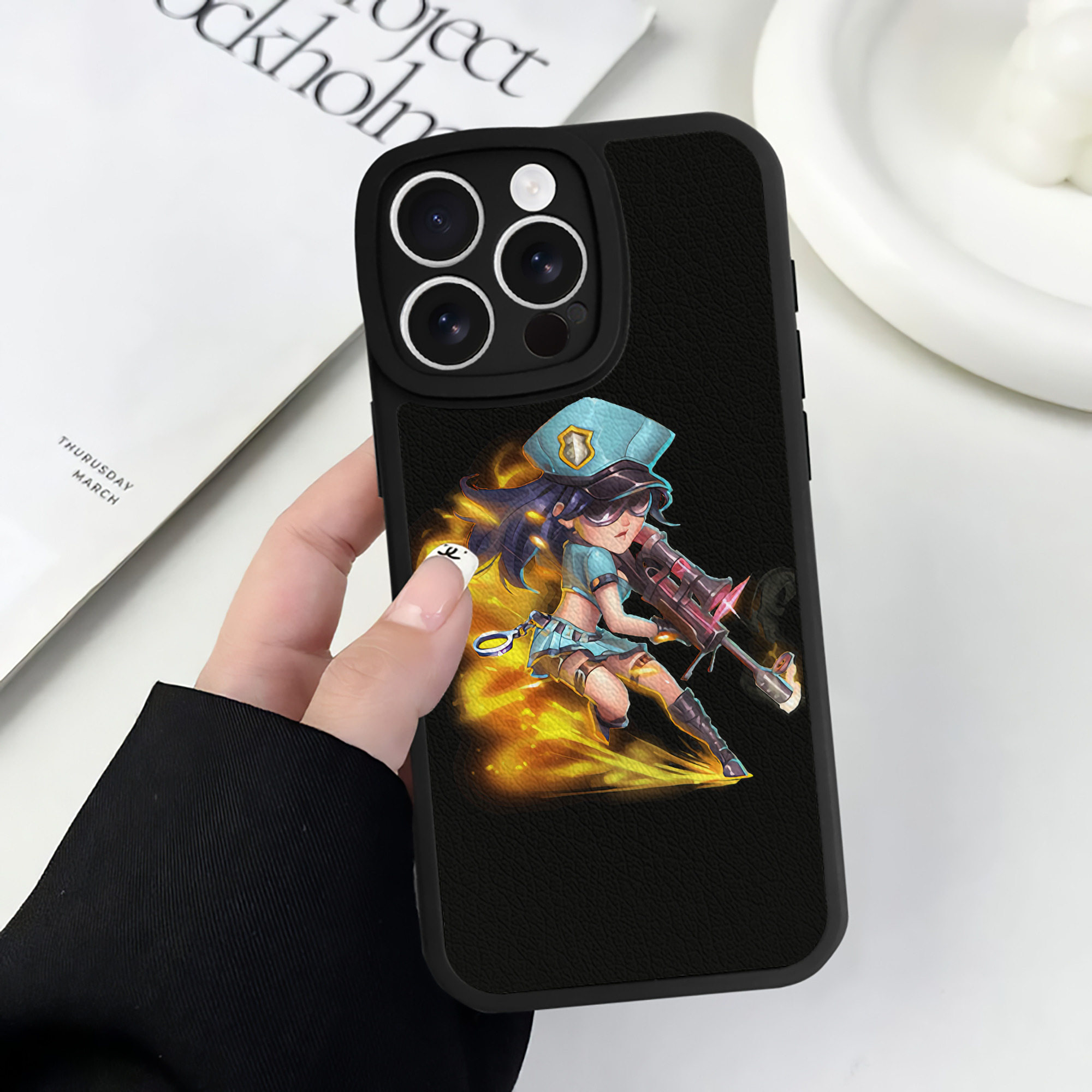 リーグ・オブ・レジェンド League of Legends LOL 【iPhone 16シリーズ対応】シリコンスマホケース（レザー調） 材質：シリコン